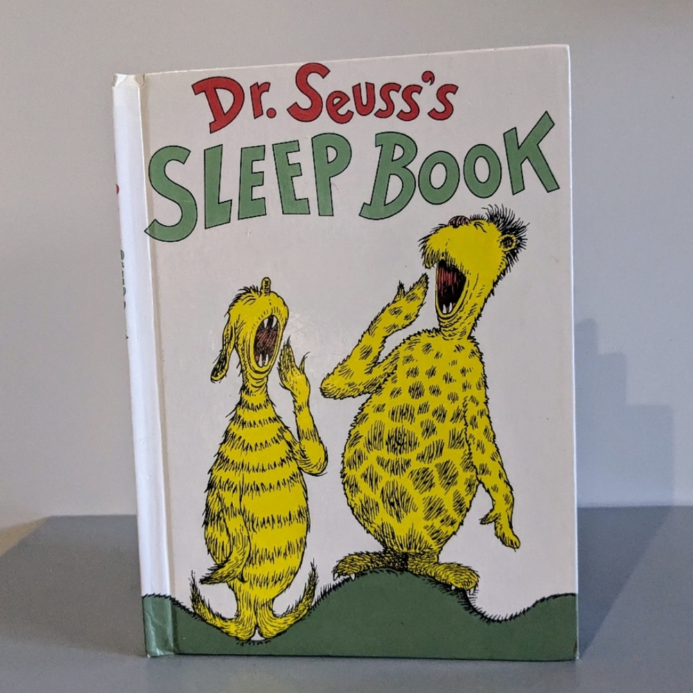 1962 The Sleep Book Dr Seuss oversized hardcover book
